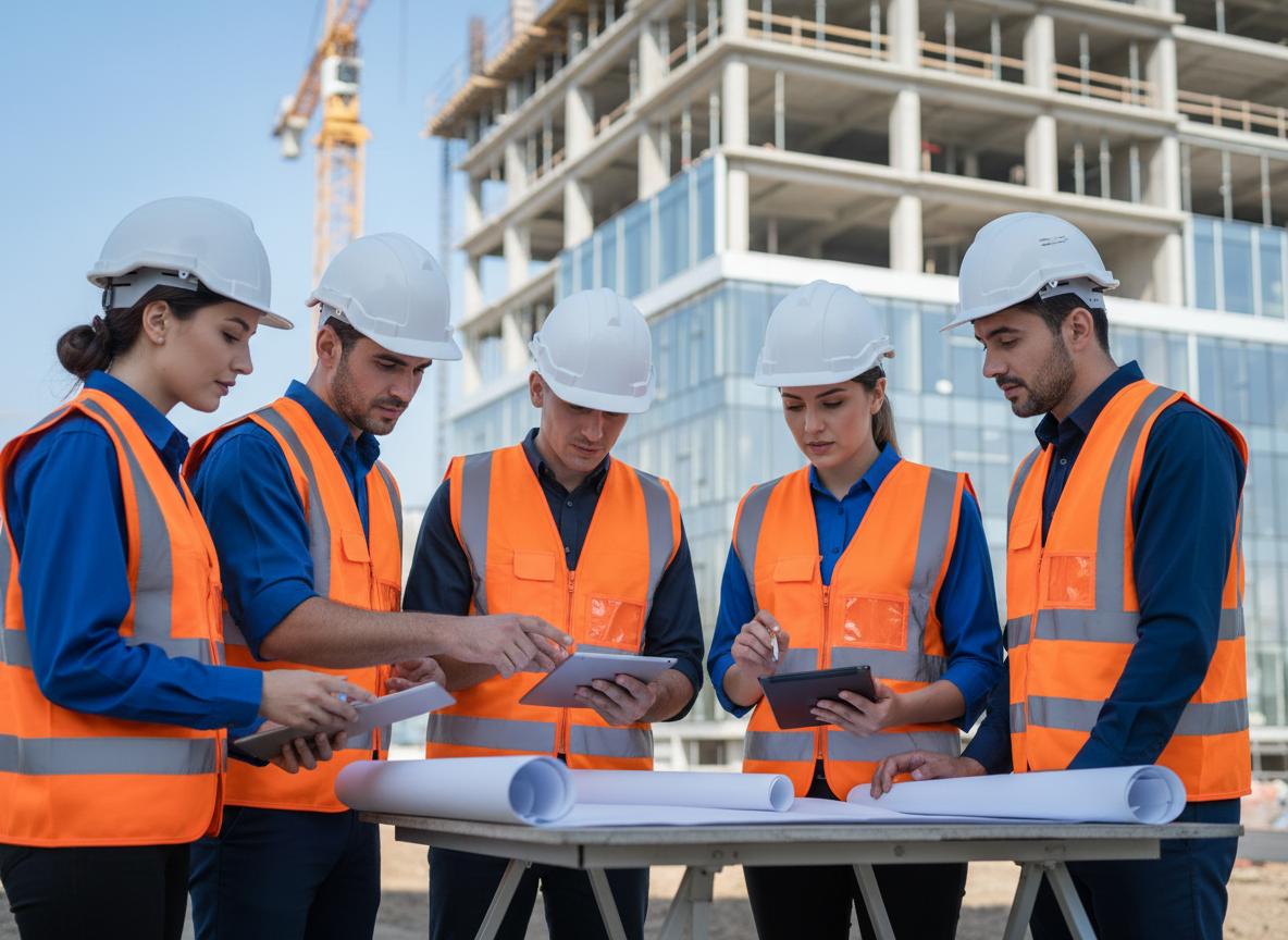 Equipo CONACERO en obra